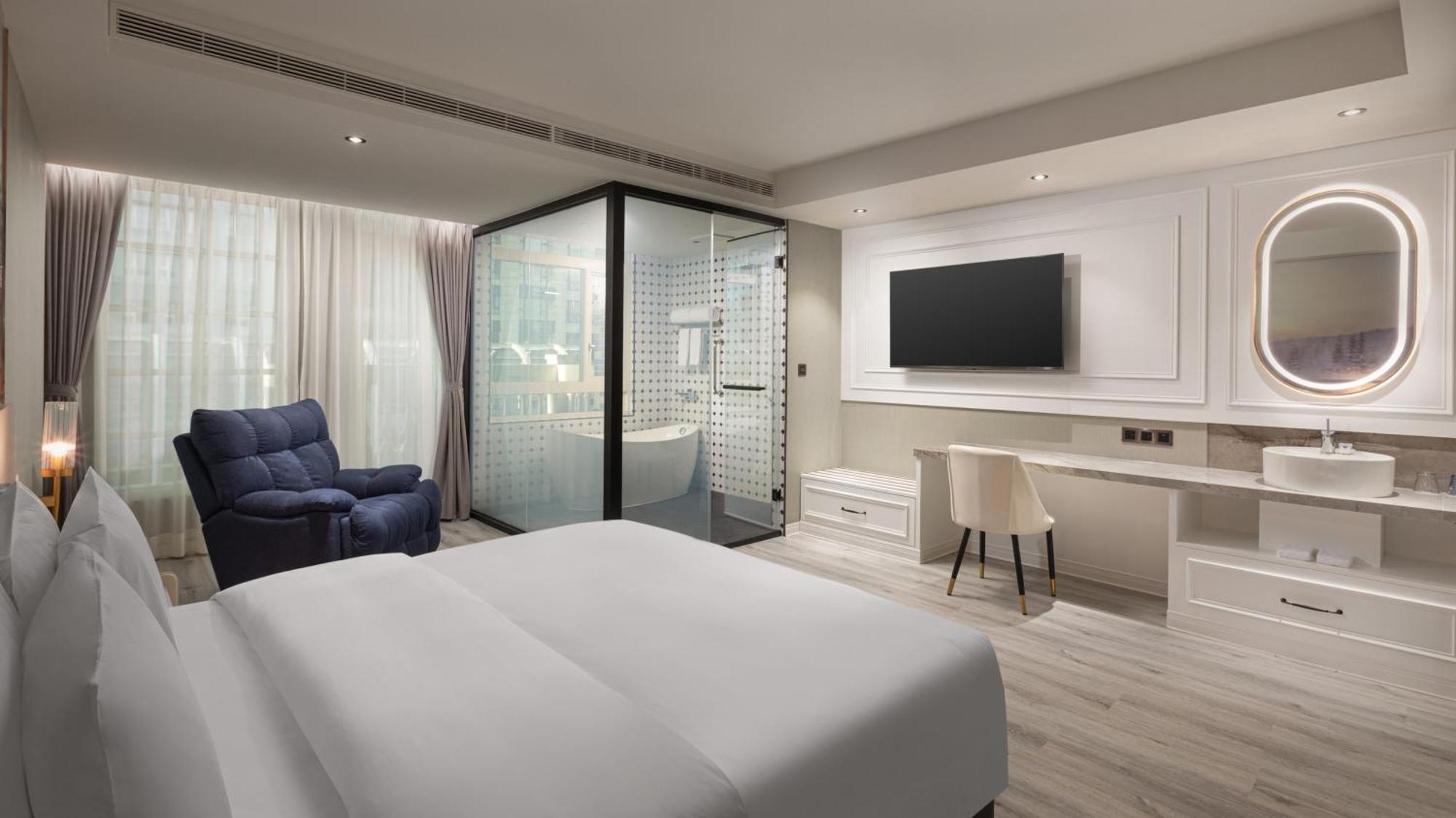 Tryp By Wyndham New Taipei Linkou 新北林口爵怡溫德姆酒店機場捷運mrta9林口站 Екстер'єр фото
