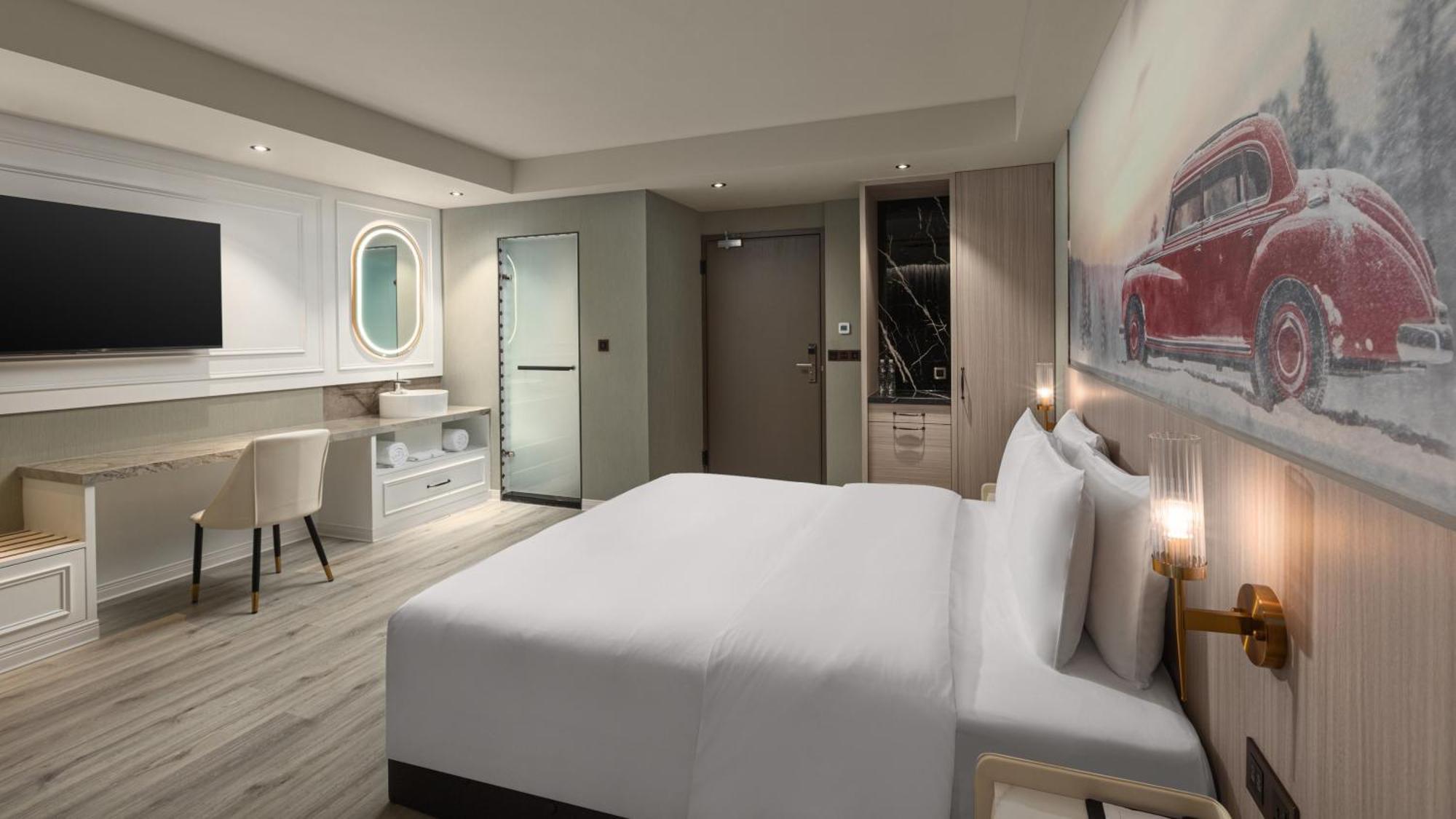 Tryp By Wyndham New Taipei Linkou 新北林口爵怡溫德姆酒店機場捷運mrta9林口站 Екстер'єр фото